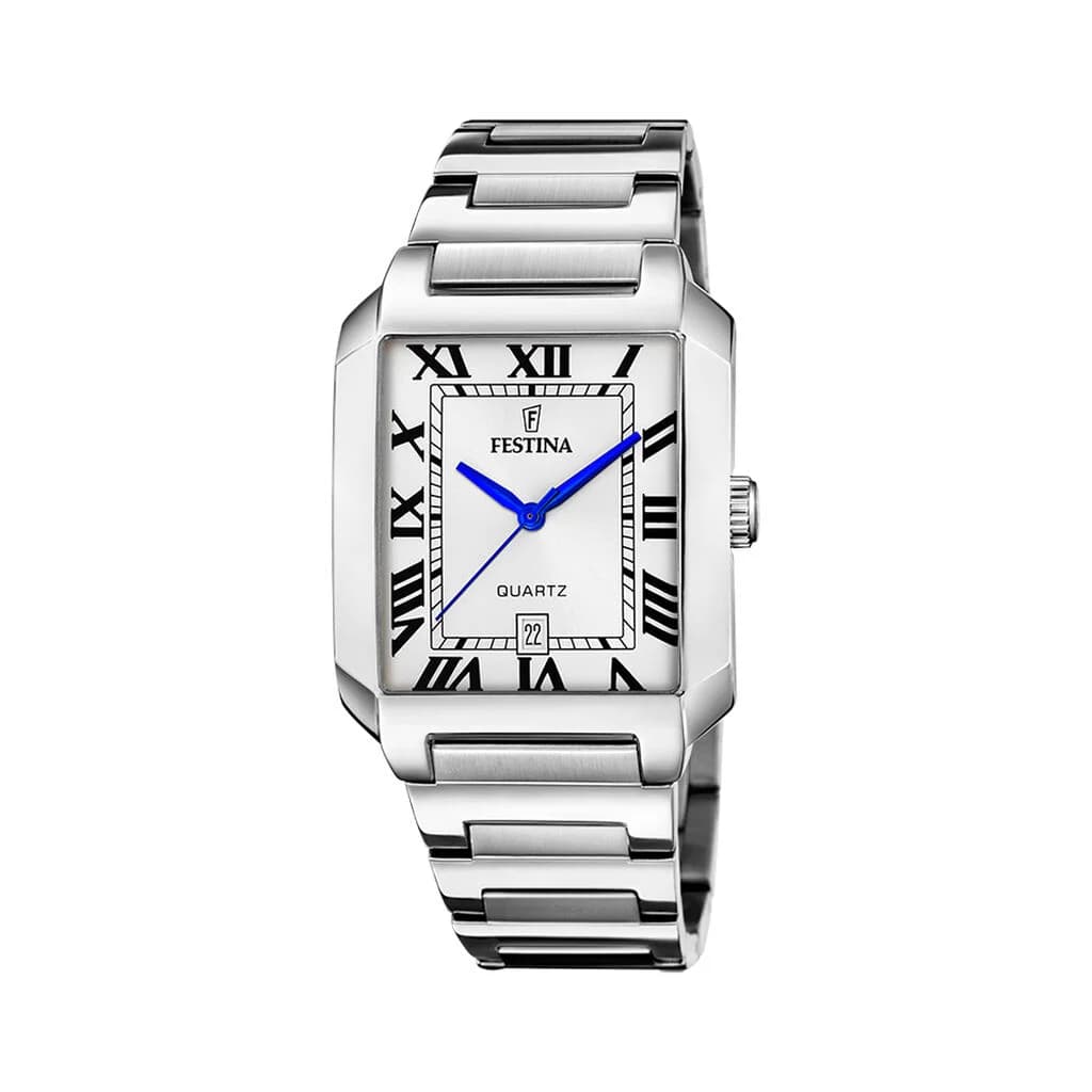 Festina Montre Festina Collection On the Square en Acier Argenté