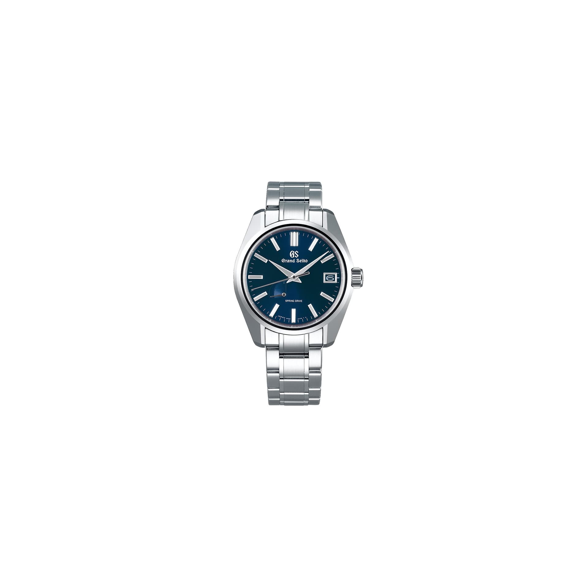 Grand Seiko Montre Grand Seiko Heritage Spring Drive cadran bleu bracelet acier 40 mm