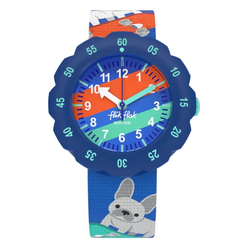 Flik Flak Montre Skating Frenchie FPSP075