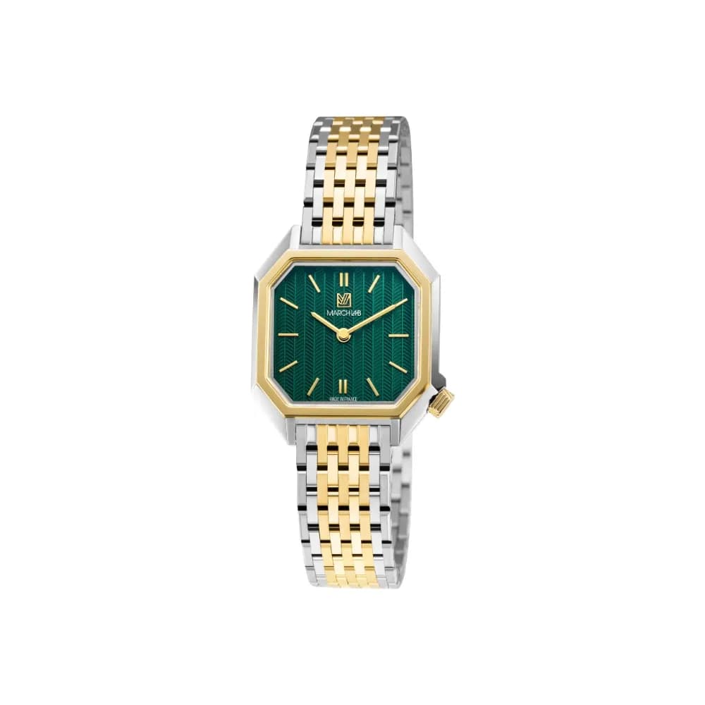 March LA.B Montre MILADY MANSART Chevrons Emerald