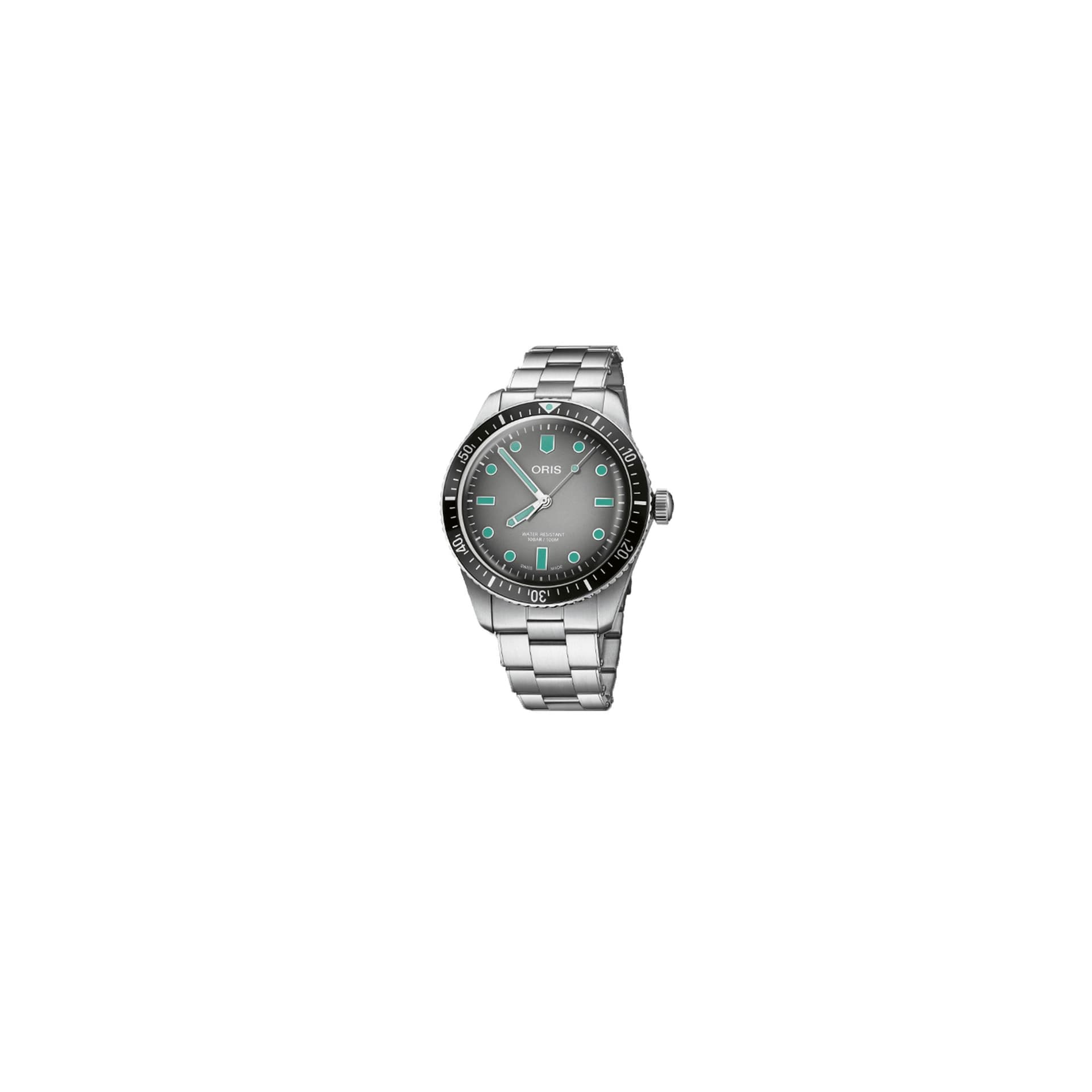 Oris Montre Oris Divers Sixty-Five automatique cadran gris bracelet acier 40 mm