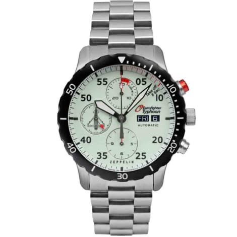 Zeppelin Montre Zeppelin Eurofighter Automatique Cadran Blanc cassé - 7218M5