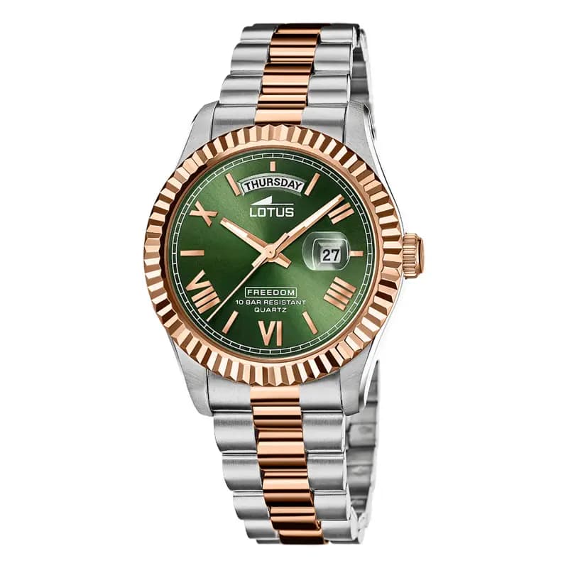 Lotus Montre Freedom Verte & Rosée 18856/3