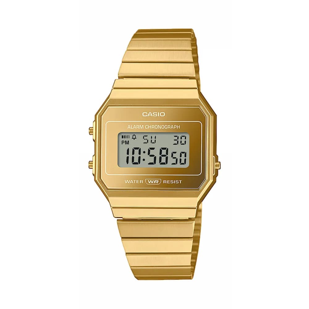 Casio Vintage iconic — boîtier doré