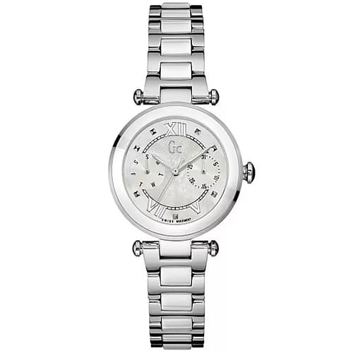 Gc Montre Femme GC en Céramique Blanche Etanche