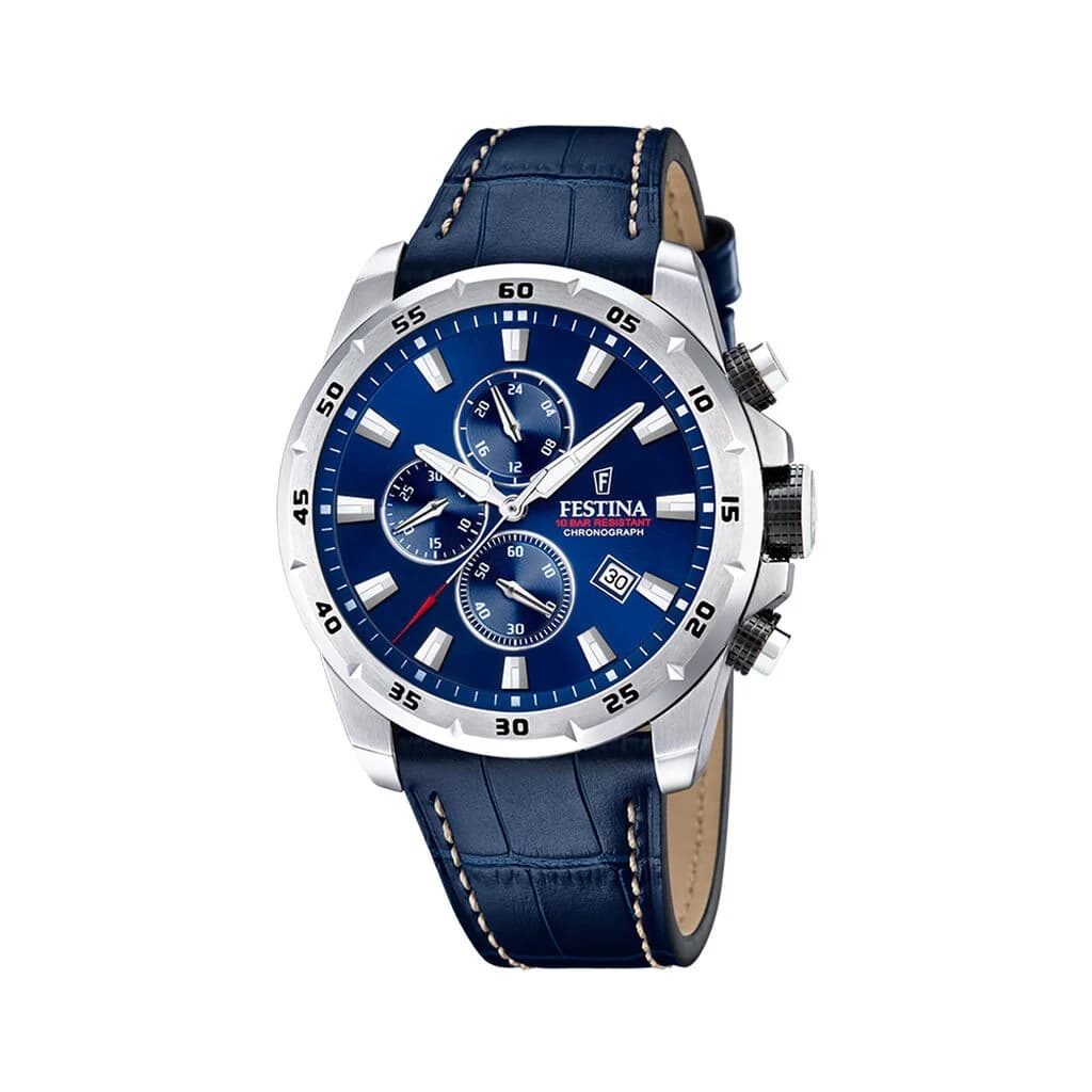 Festina Montre Festina Timeless Chronograph Bleu