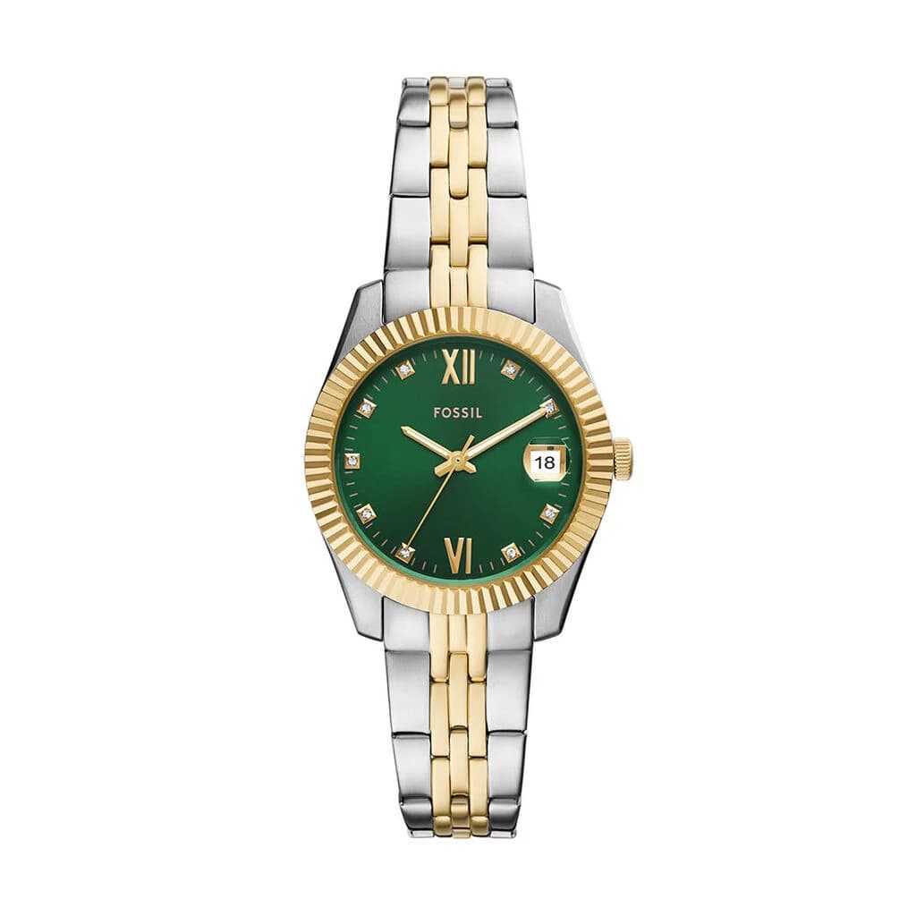 Fossil Scarlette — cadran vert