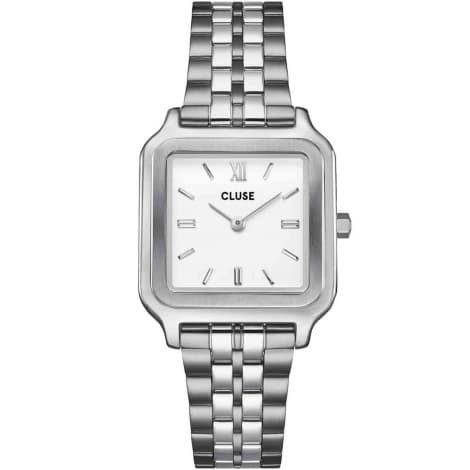 Cluse Gracieuse Watch Steel, White, Silver Colour