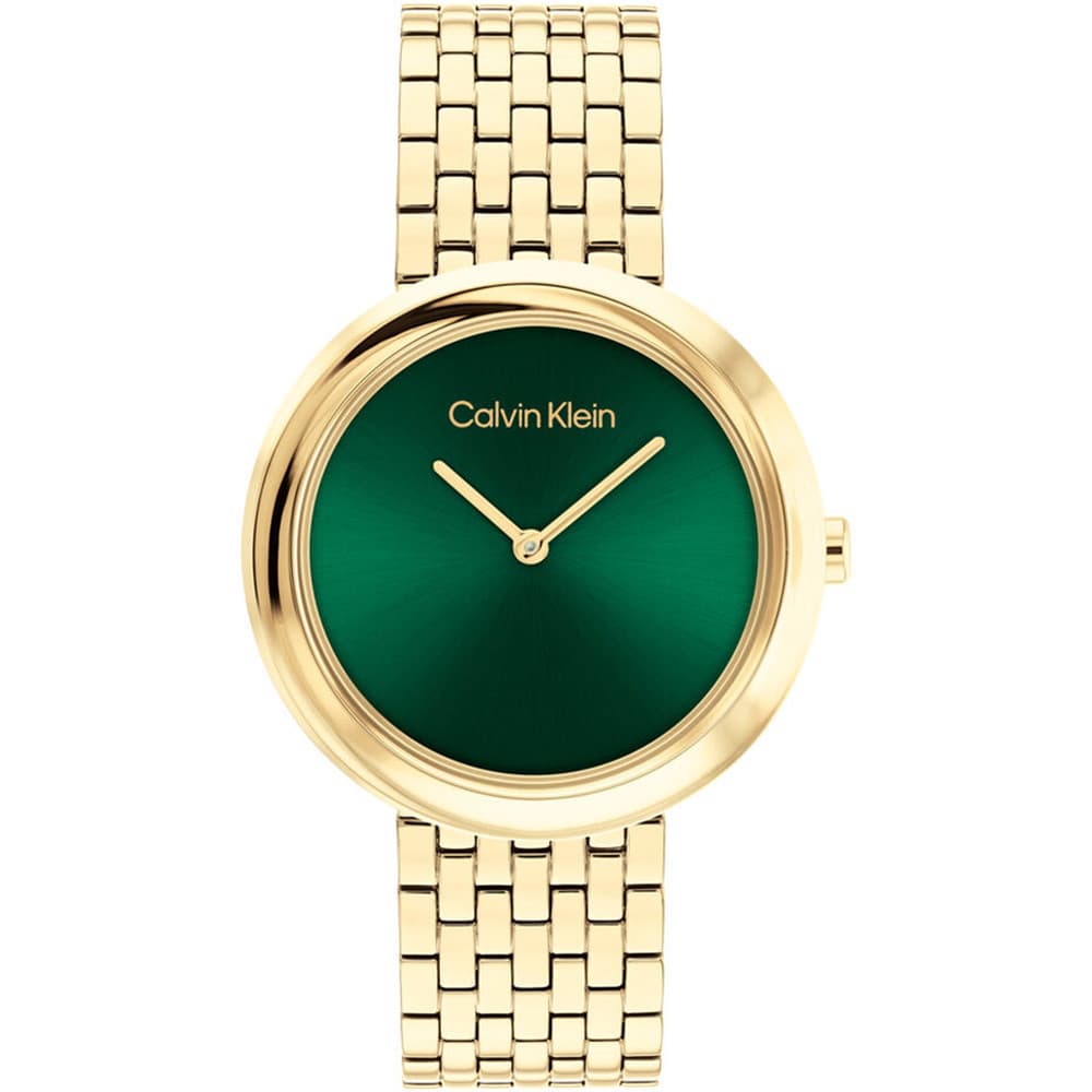 Calvin Klein Montre Calvin Klein Collection Twisted Bezel en Acier et PVD Doré