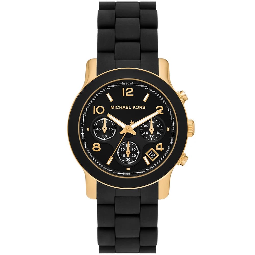 Michael Kors Montre Michael Kors Collection Runway en Silicone Noir