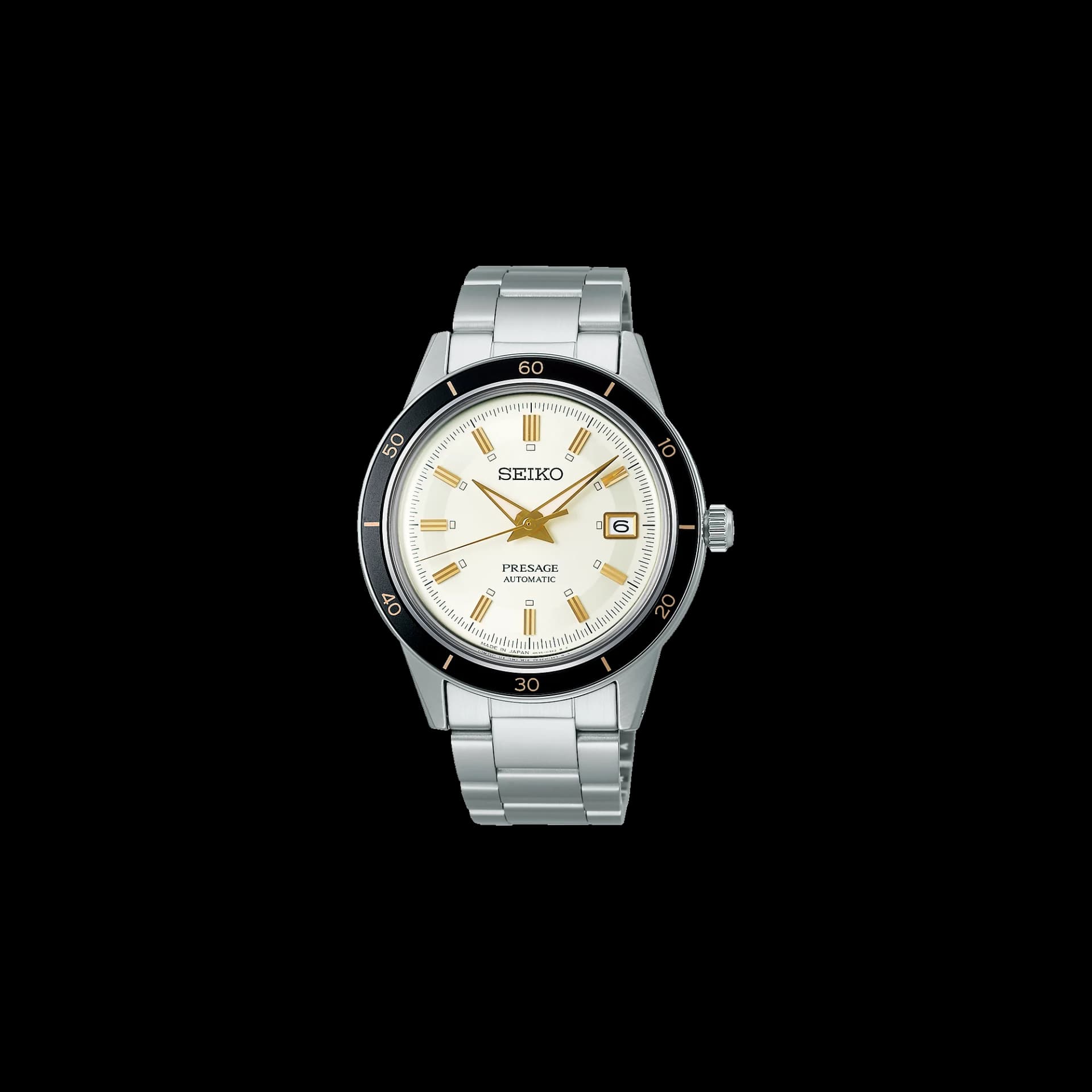 Seiko Presage — bracelet argenté