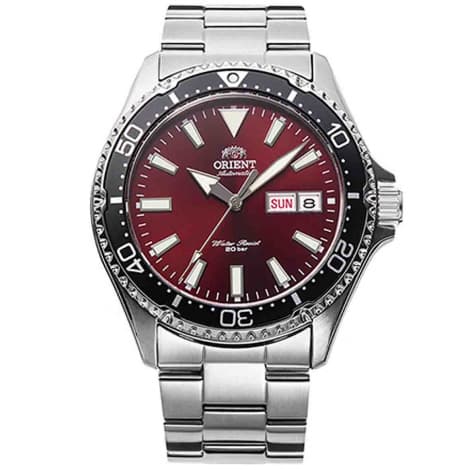 Orient Montre Orient Mako Automatique Cadran Rouge Bracelet Acier inoxydable - RA-AA0003R