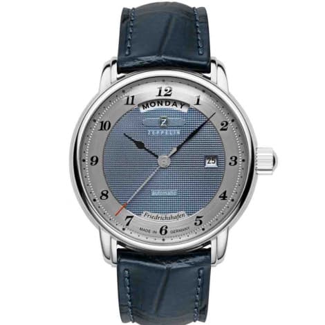 Zeppelin Montre Zeppelin Friedrichshafen Auto Automatique Cadran Bleu - 85623