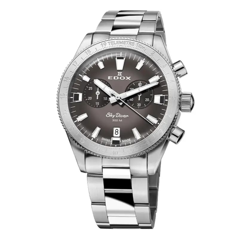 Edox Montre Skydiver Chronograph 10116-3-GRIDN