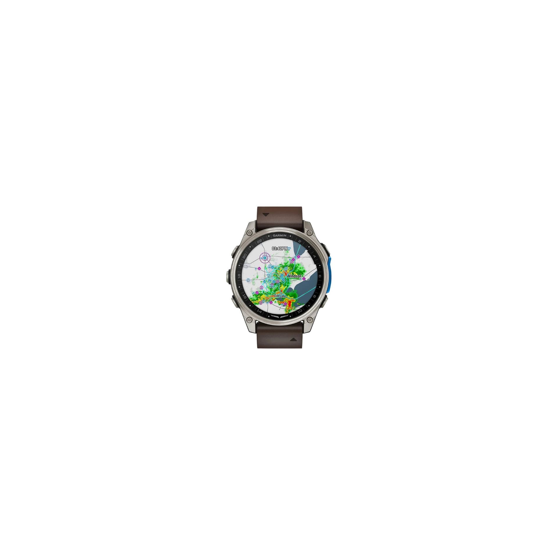 Garmin Montre Garmin D2 Mach 2 AMOLED Titane Carbon Gray DLC bracelet titane 51 mm