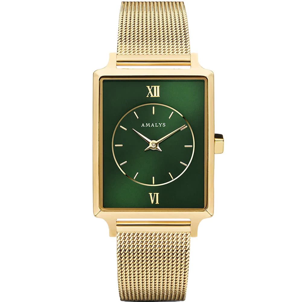 Amalys Montre Amalys Collection Hepburn en Acier et PVD Doré