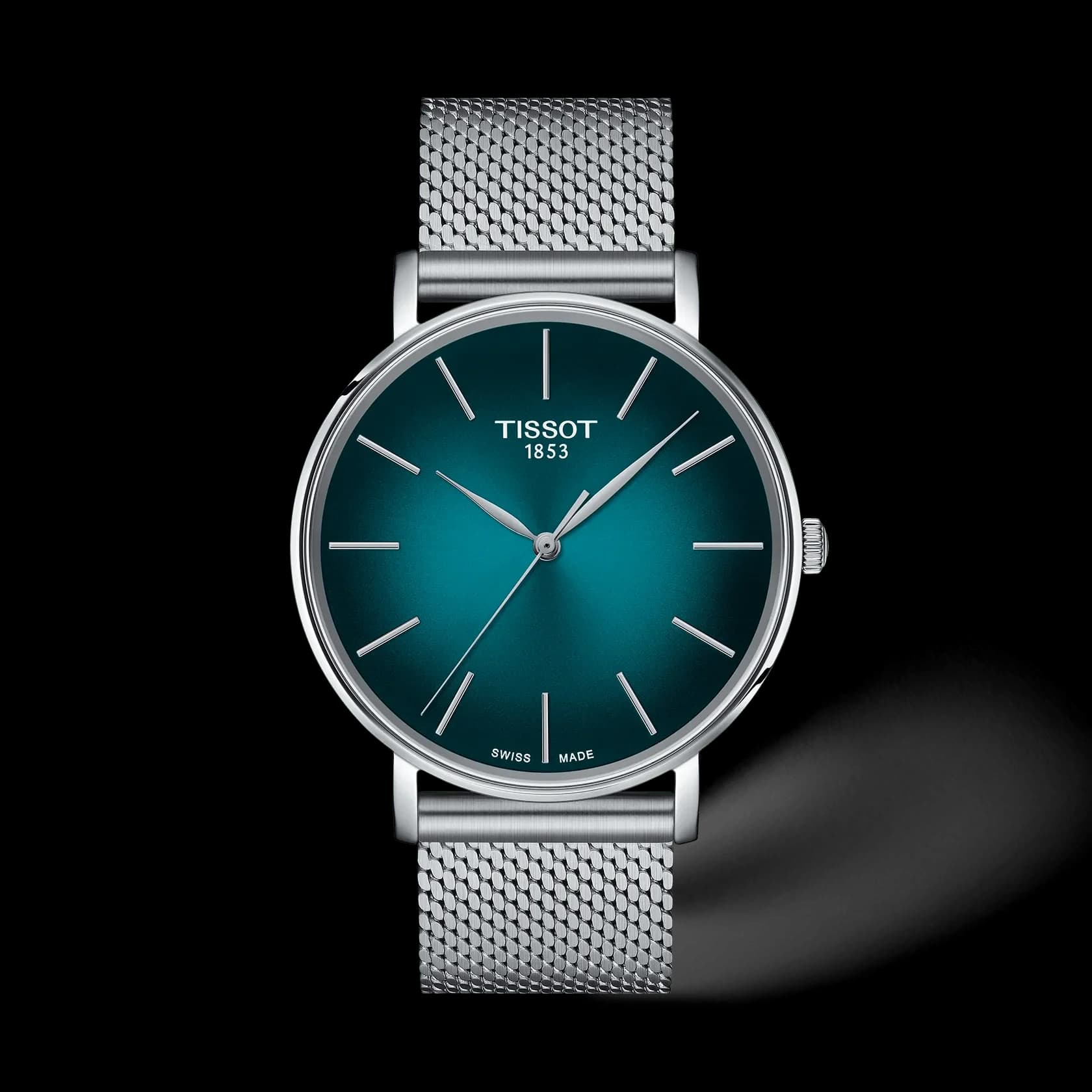 Tissot Everytime 40mm — cadran turquoise