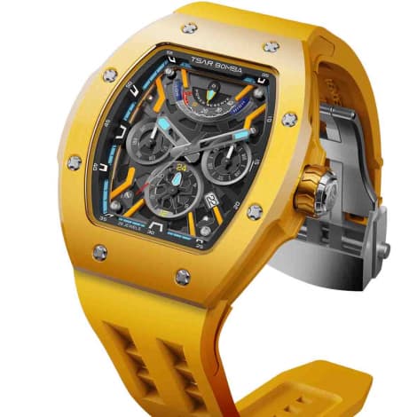 Tsar Bomba Montre Tsar Bomba - Atomic - Céramique - Jaune - TB8222C03