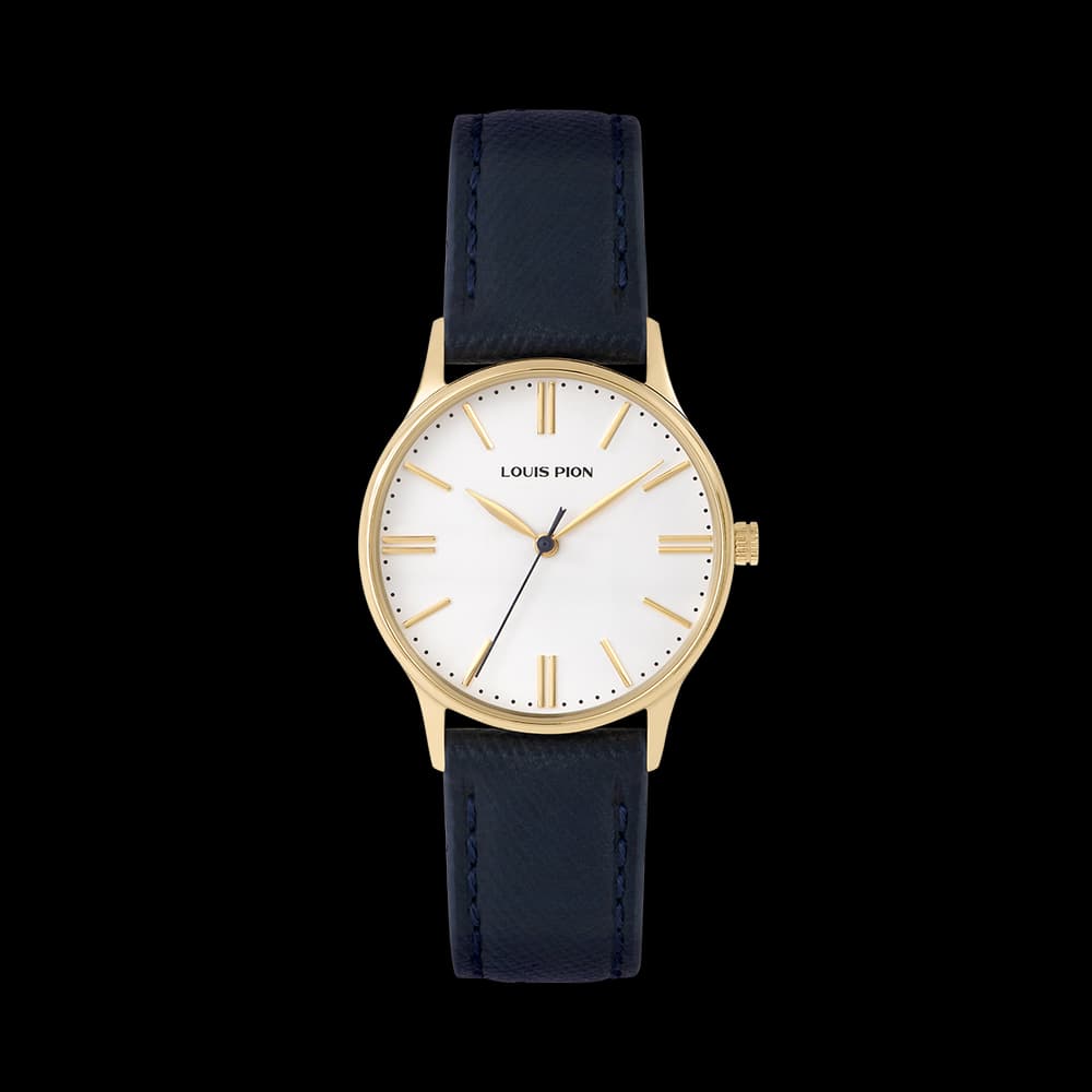 Louis Pion Montre quartz Femme Victoria Blanc