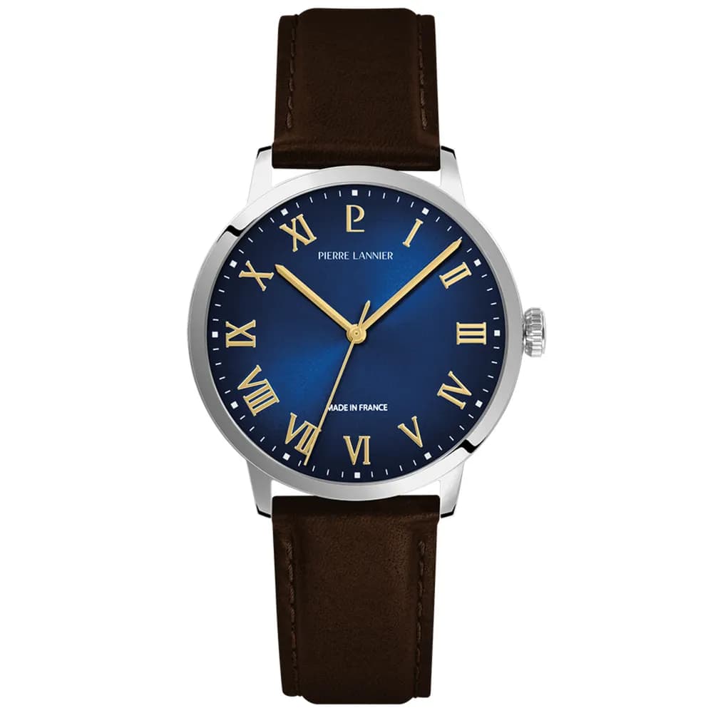 Pierre Lannier Montre quartz Homme Interval Bleu