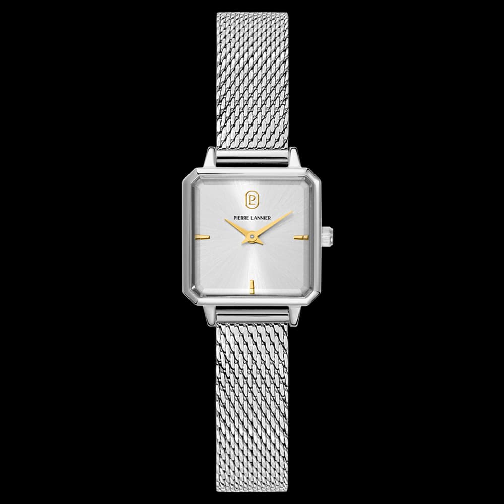 Pierre Lannier Montre quartz Femme Leonor Argenté