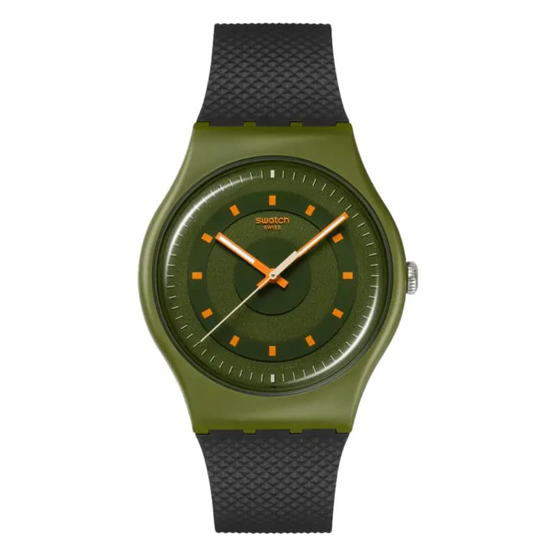 Swatch Montre New Gent Biosourced Take Your Time, Enjoy the Moment SO29G113