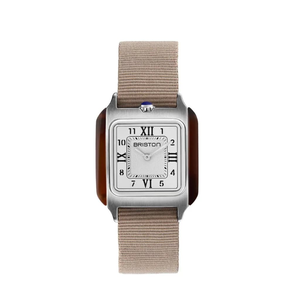 Briston Montre Briston Collection Streamliner Kennedy en Nato Nylon Taupe
