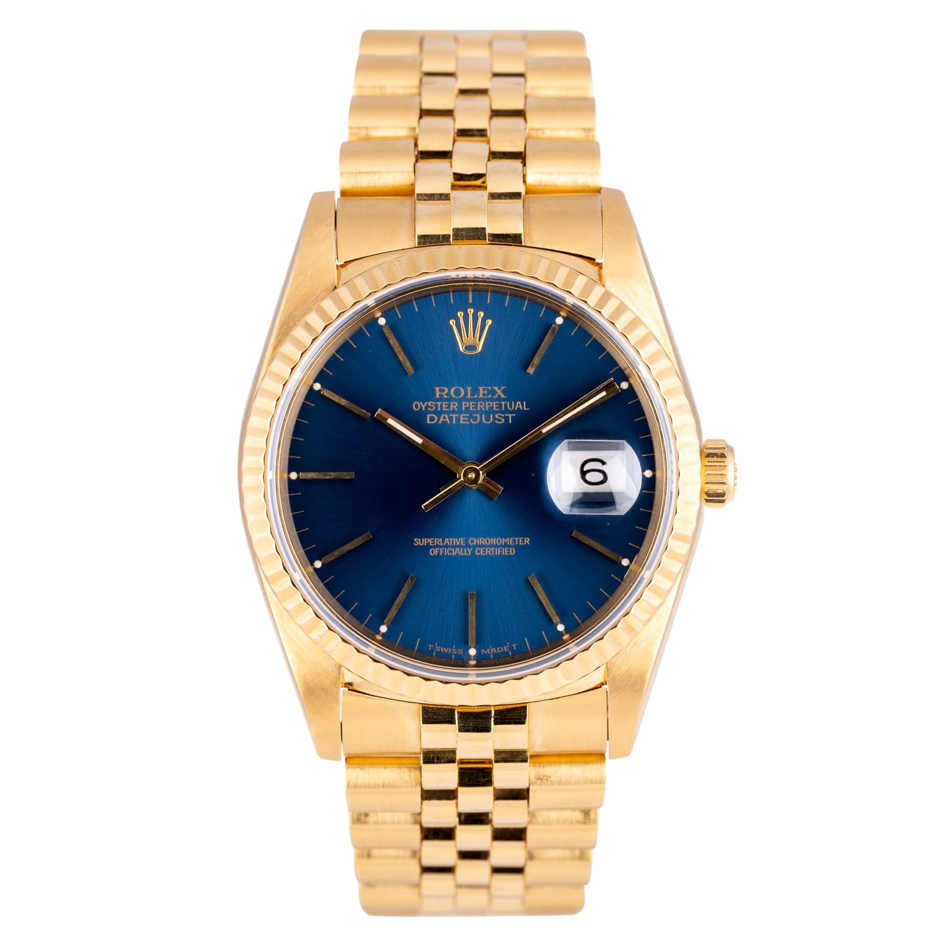 Rolex Montre Rolex Datejust 36 ref. 16238 Or jaune automatique 36 mm circa 1990