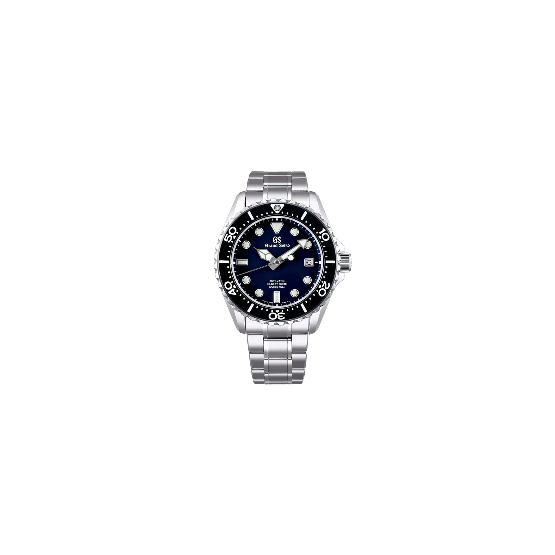 Grand Seiko Montre Grand Seiko Sport automatique Hi-Beat 36000 cadran bleu bracelet acier 44 mm