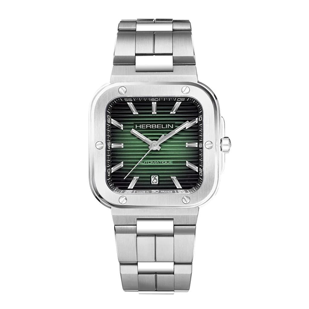 Michel Herbelin Montre Herbelin Cap Camarat Square Automatic Homme Automatique Plongée - 1646B16