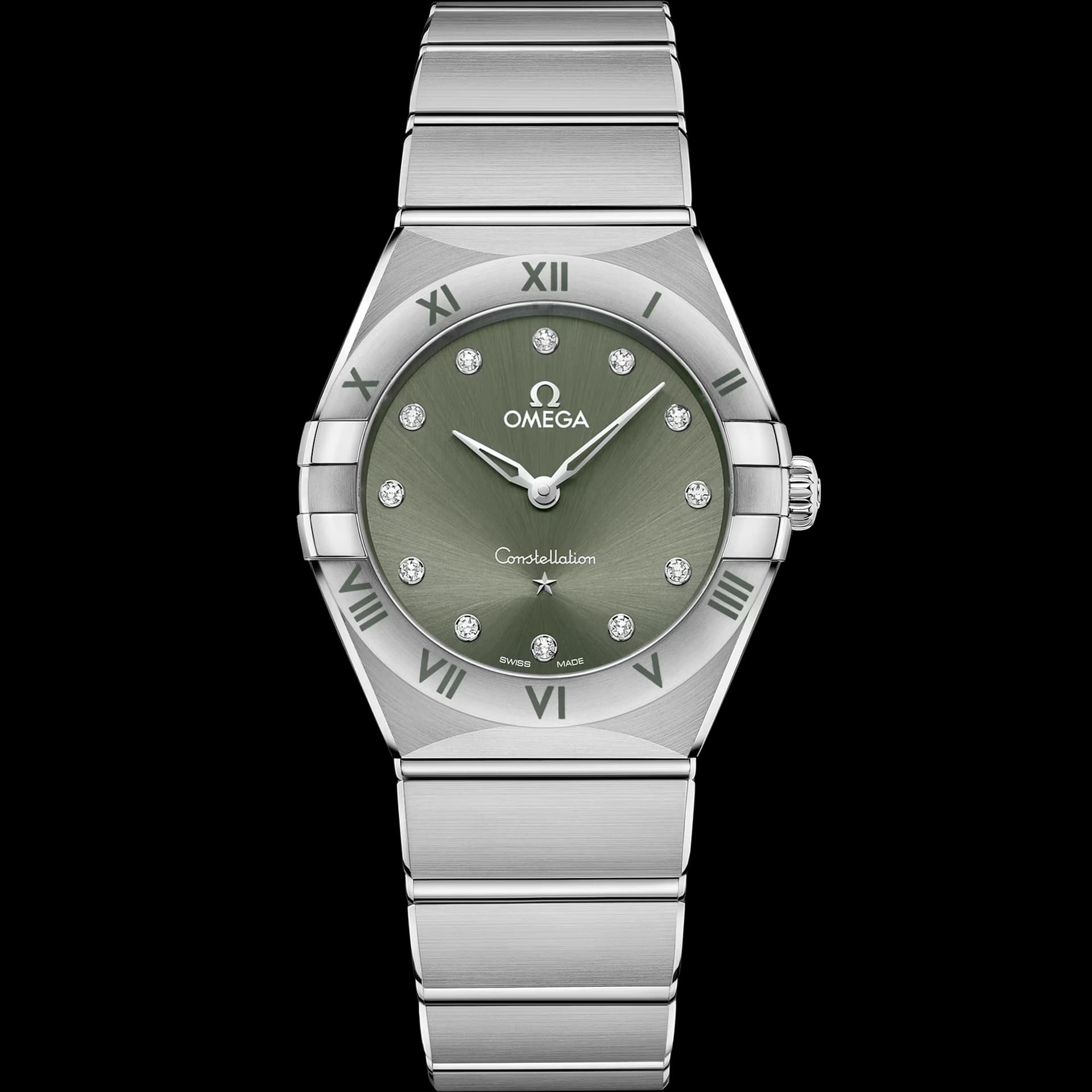 Omega Constellation 28 mm — cadran vert
