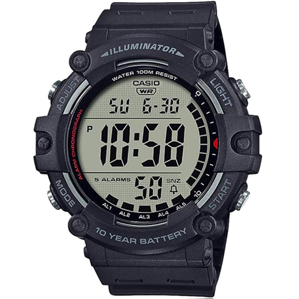 Casio AE-1500WH — cadran gris