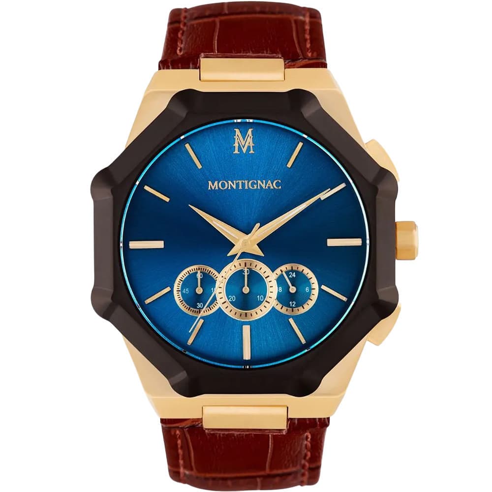 Montignac Montre Montignac en Cuir