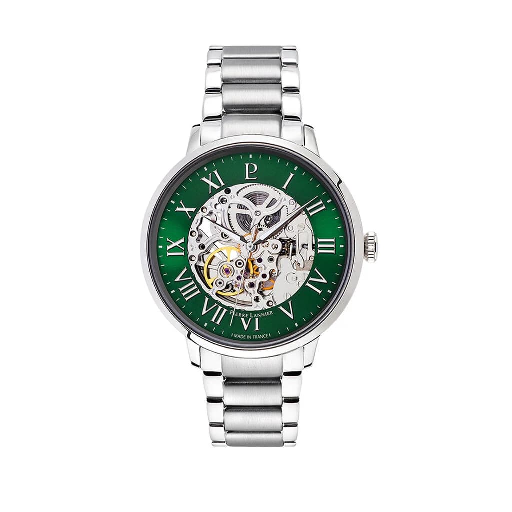 Pierre Lannier Montre Automatique Pierre Lannier Collection Automatic en Acier Argenté