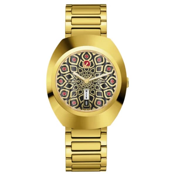 Rado Montre Rado DiaStar Original Automatic 38mm Cadran Serti Zircons Rouges