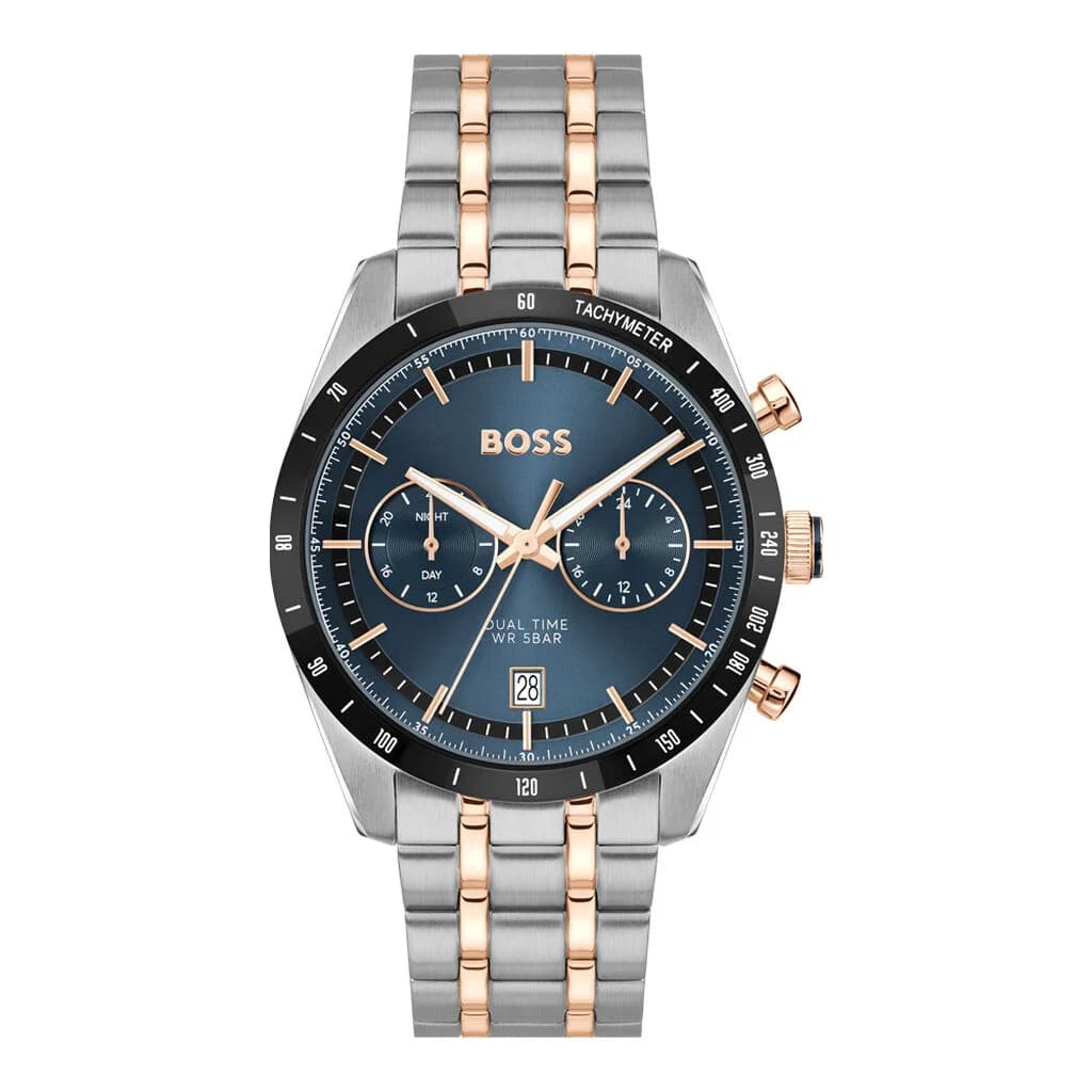 Hugo Boss Montre Boss Tourmaster Bleu