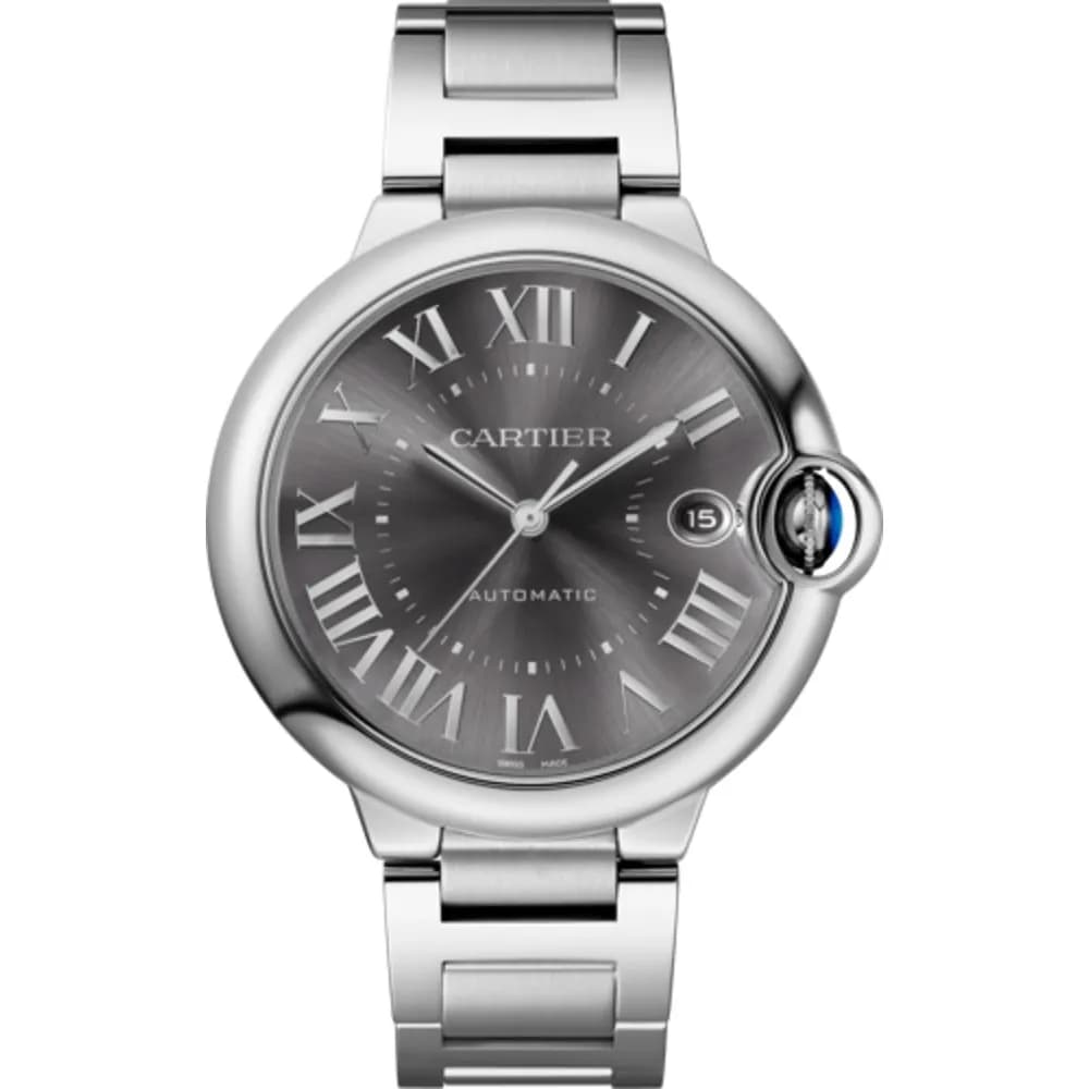Ballon Bleu de Cartier — cadran gris bracelet acier
