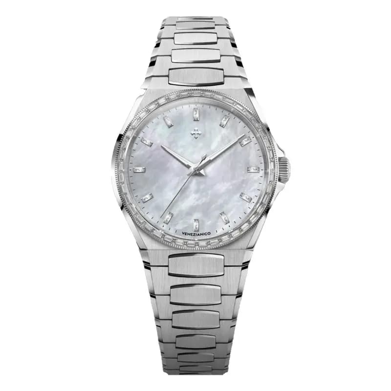 Venezianico Montre Arsenale Moissanite - blanc
