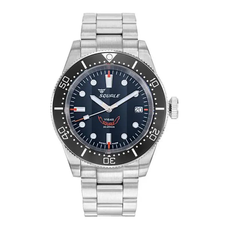 Squale Montre 1545 Black Bracelet 1545BKBKC.AC