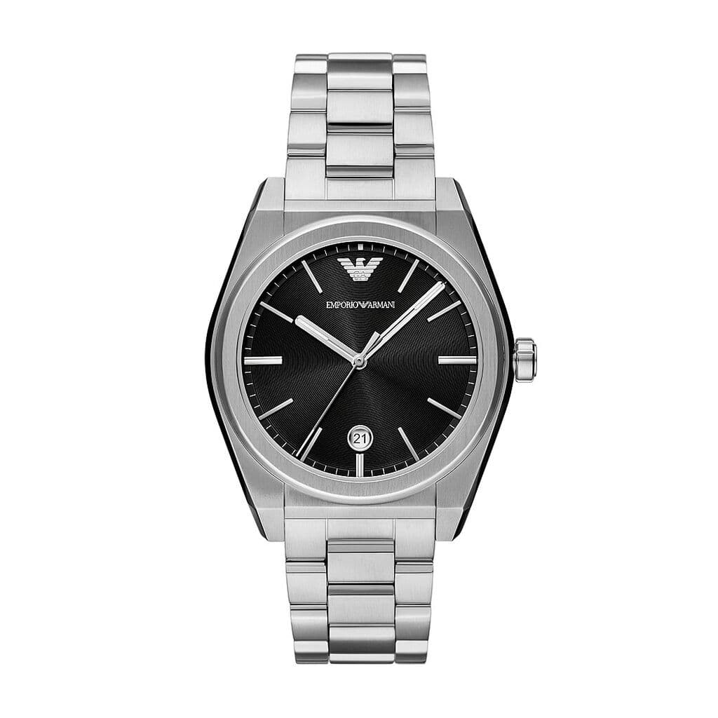 Emporio Armani Montre Emporio Armani Collection Federico en Acier Argenté