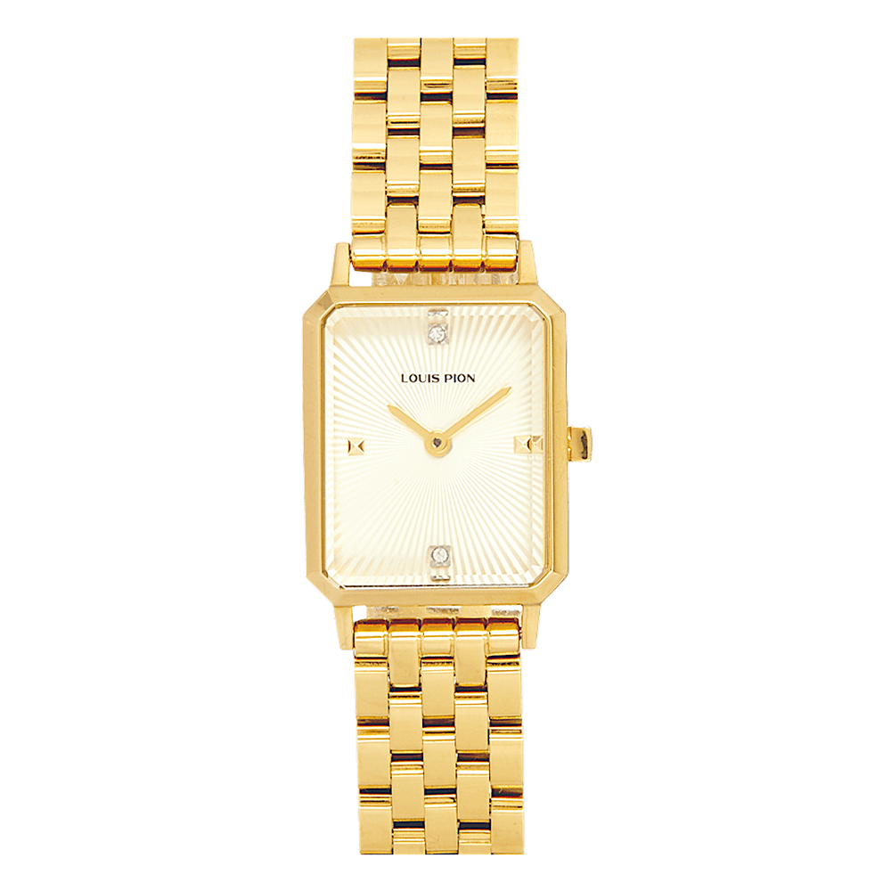 Louis Pion Montre quartz Femme Charlotte Champagne