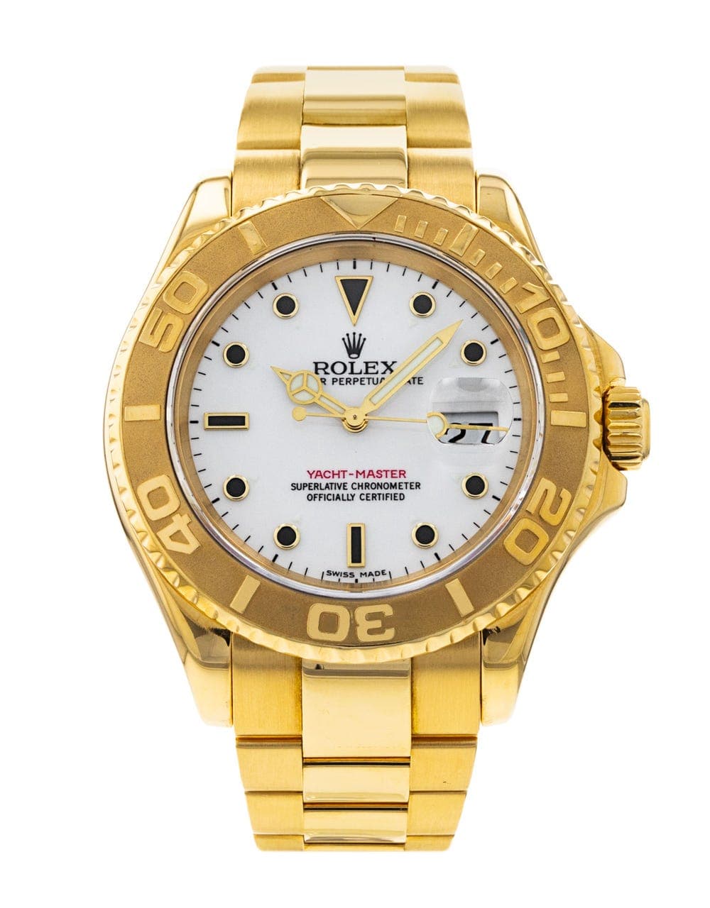 Rolex Yacht-Master — boîtier or jaune 40 mm