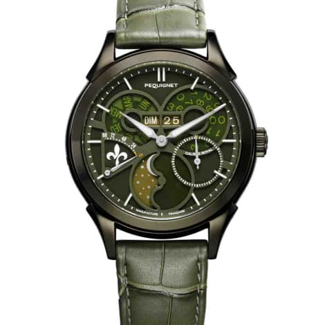 Pequignet Montre Pequignet Royale saphir - Cadran Vert Jade Automatique Cadran Vert - 9010890
