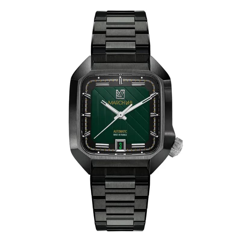 March LA.B Montre AM2 Automatique - Ultimate - Acier DLC Noir