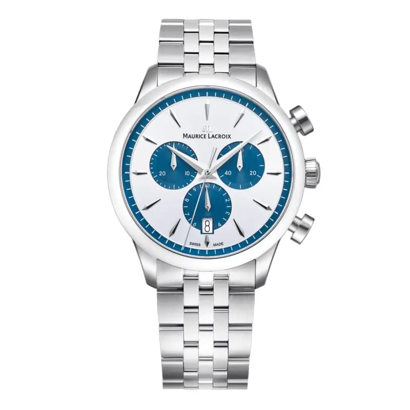 Maurice Lacroix Montre 1975 Quartz Chronograph Date 40mm 751038-SS002-131-1
