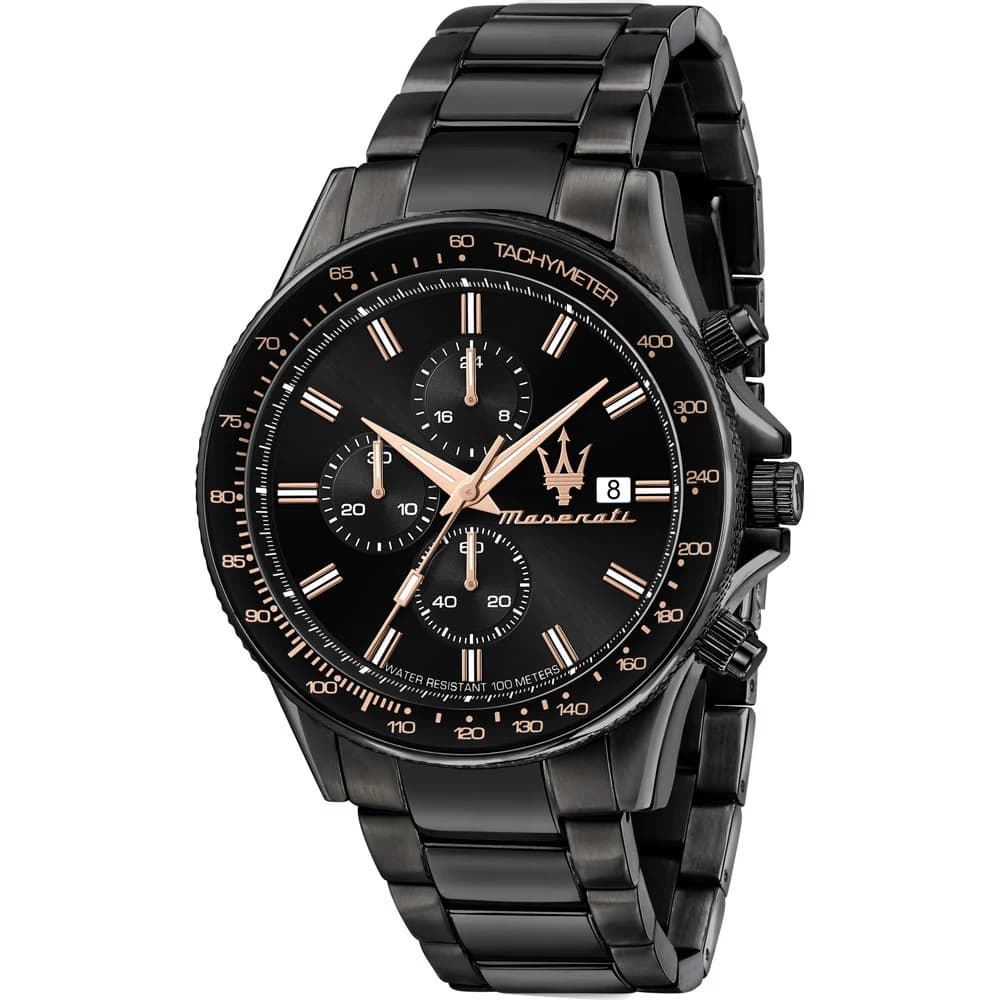 Maserati Montre Maserati en Acier Noir