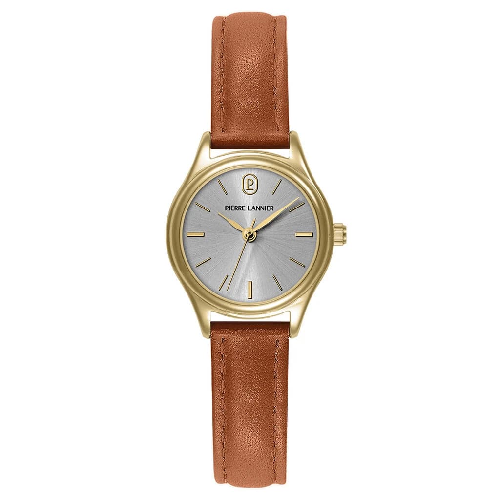 Pierre Lannier Montre Pierre Lannier Collection Pya en Cuir Marron
