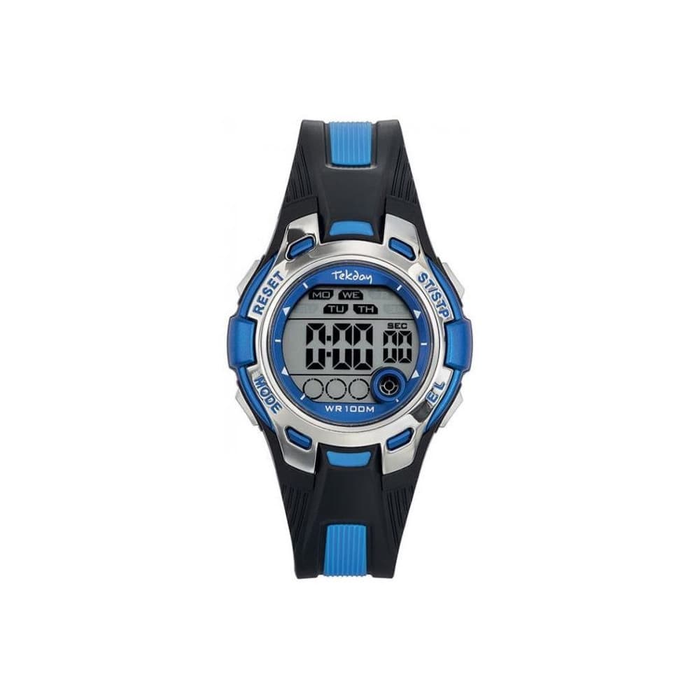 Tekday Montre TekDay en Plastique Noir