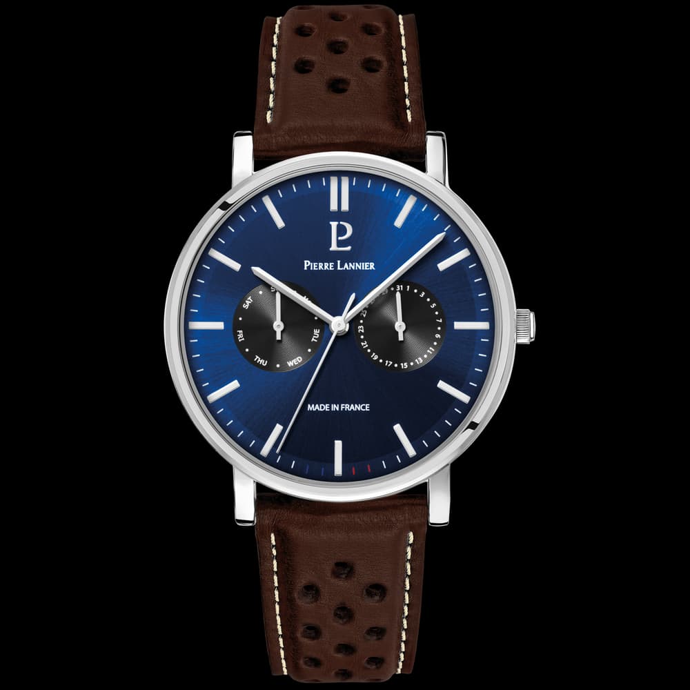 Pierre Lannier Montre quartz Homme Essential Bleu