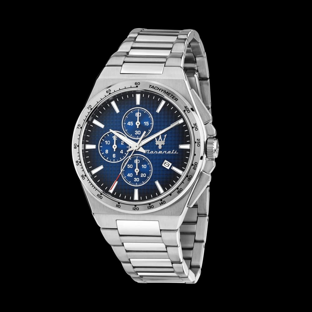 Maserati Montre quartz Homme Velocita Bleu